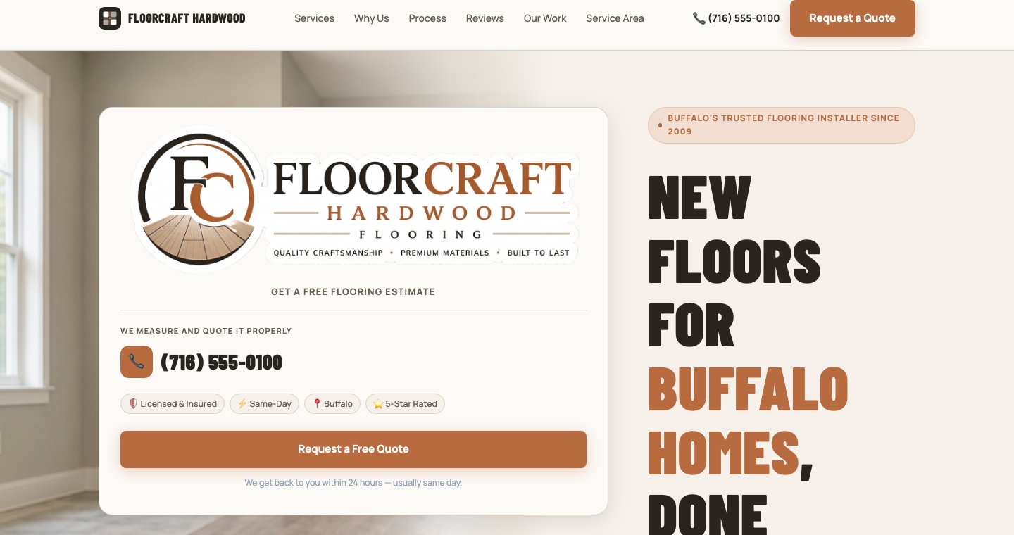 FloorCraft Hardwood demo